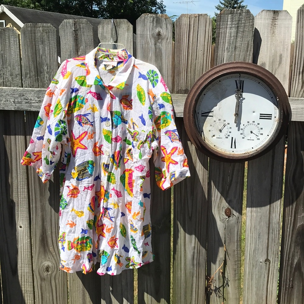 A swim suit cover-up.